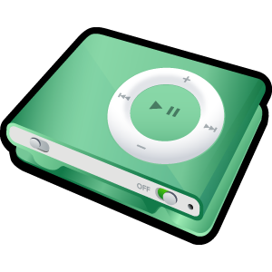 iPod Shuffle Pale Green Icon 300x300 png